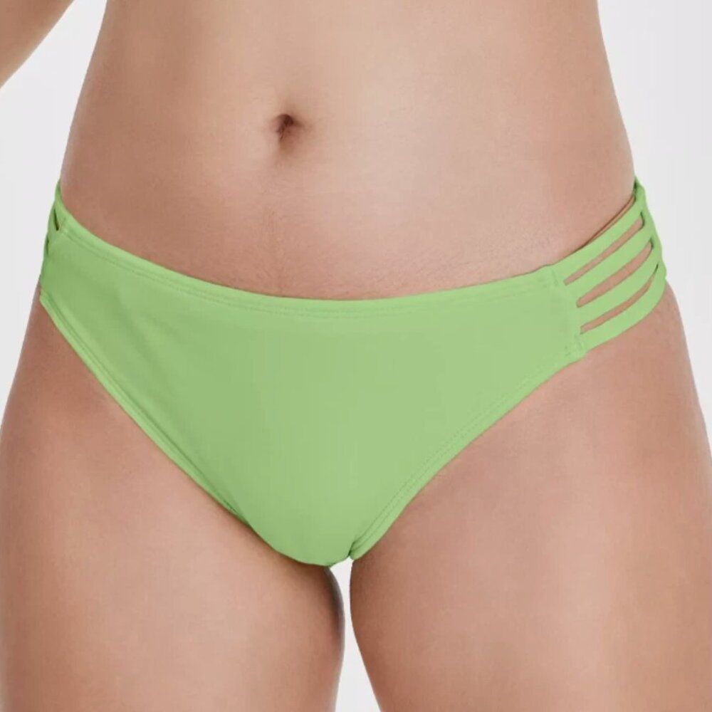 Salt + Cove Juniors' Strappy-Side Hipster Bikini Bottoms Size Small